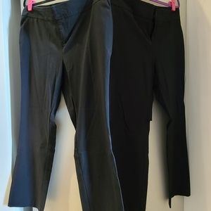 Lot of 2 Studio by Torrid Black Dress Slacks 16 S